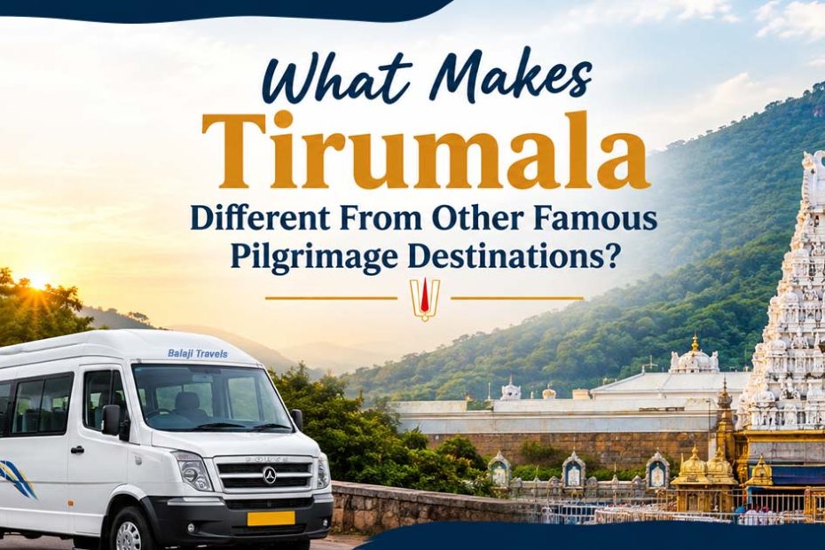 What Makes Tirumala Different From Other Famous Pilgrimage Destinations?